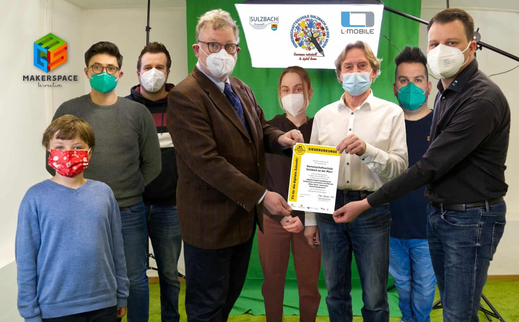 Preis „Bildungspartner schaften digital“ Gemeinschaftsschule Sulzbach an der Murr